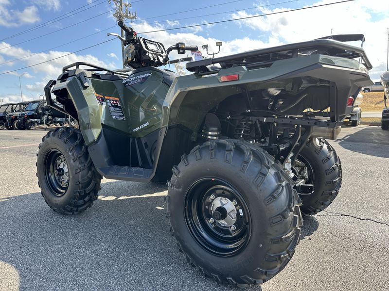 2025 POLARIS SPORTSMAN 450 HO UTILITY SAGE GREEN in a SAGE GREEN exterior color. Family PowerSports (877) 886-1997 familypowersports.com 