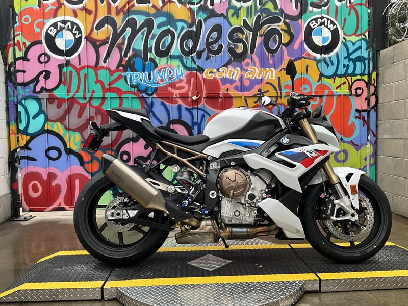 2024 BMW S1000R in a MOTORSPORT exterior color. BMW Motorcycles of Modesto 209-524-2955 bmwmotorcyclesofmodesto.com 