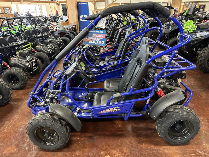 2023 TRAILMASTER MID XRXR BLUE  in a BLUE exterior color. Family PowerSports (877) 886-1997 familypowersports.com 