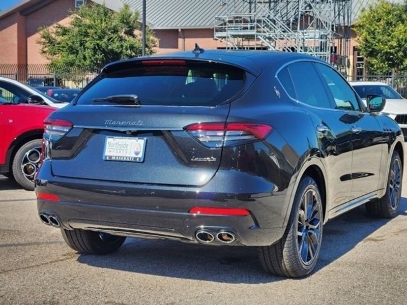 2024 Maserati Levante GT in a Black exterior color and Black/Redinterior. Northside Imports Houston 281-475-4549 northsideimportshouston.com 