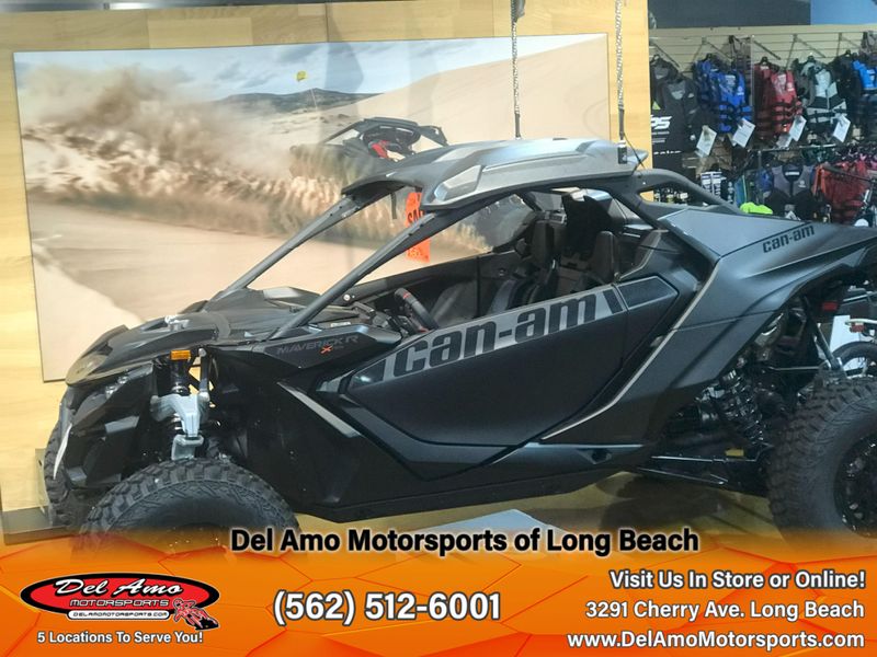 2024 Can-Am 7ARE  in a TRIPLE BLACK exterior color. Del Amo Motorsports of Long Beach (562) 362-3160 delamomotorsports.com 