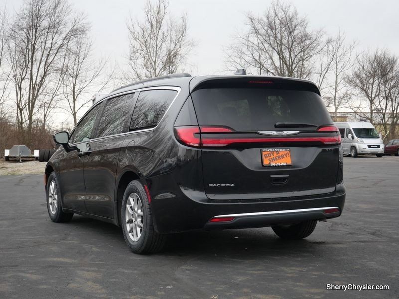 2022 Chrysler Pacifica Touring L in a Brilliant Black Crystal Pearl Coat exterior color and Black/Alloy/Blackinterior. Paul Sherry Chrysler Dodge Jeep RAM (937) 749-7061 sherrychrysler.net 