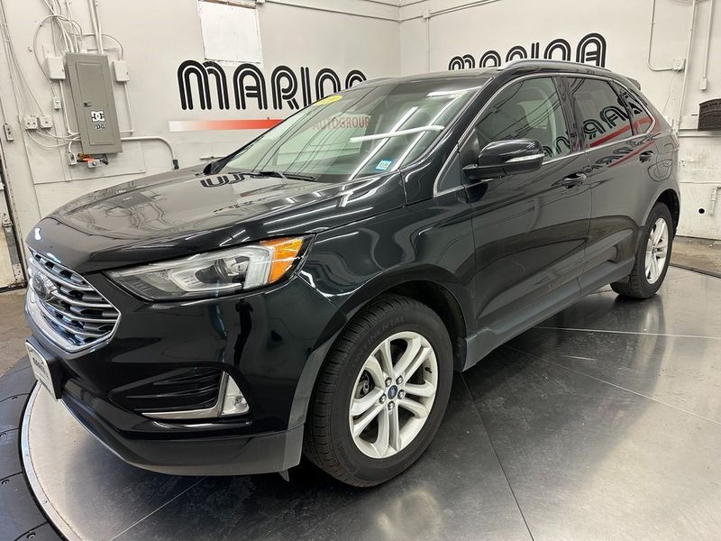 2020 Ford Edge SEL in a Agate Black exterior color and Ebonyinterior. Marina Auto Group (855) 564-8688 marinaautogroup.com 