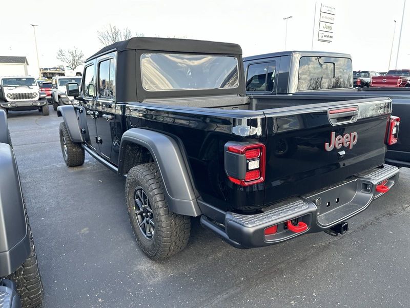 2024 Jeep Gladiator Rubicon 4x4 in a Black Clear Coat exterior color. Gupton Motors Inc 615-384-2886 guptonmotors.com 