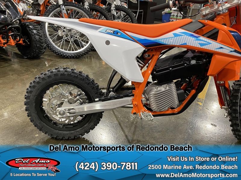 2024 KTM SX-E 3  in a ORANGE exterior color. Del Amo Motorsports of Redondo Beach (424) 304-1660 delamomotorsports.com 