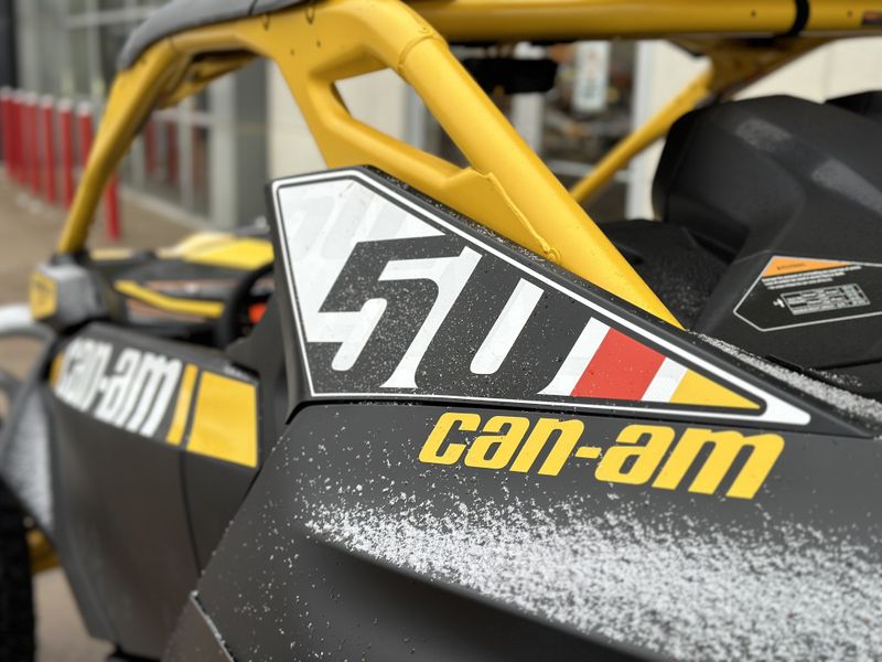 2024 Can-Am MAVERICK R XRS in a CARBON BLACK & NEO YELLOW exterior color. Cross Country Powersports 732-491-2900 crosscountrypowersports.com 