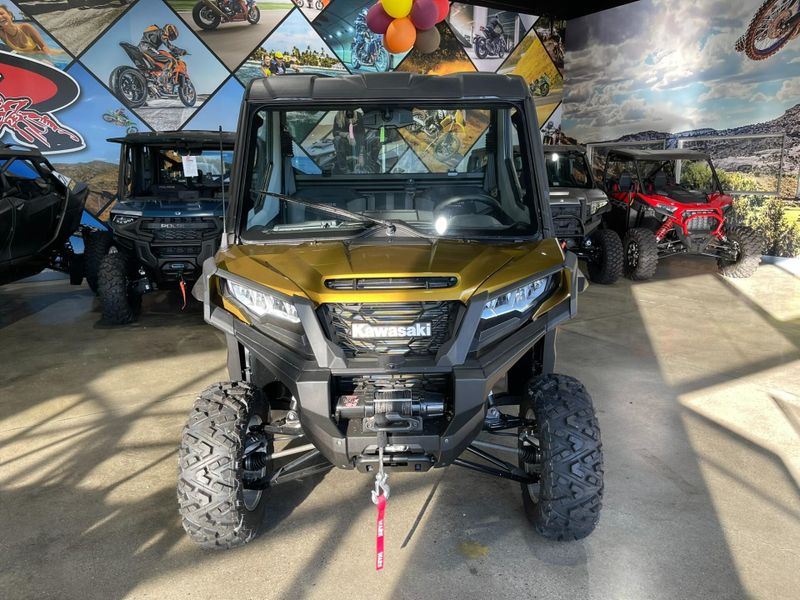 New 2024 Kawasaki RIDGE LIMITED  in a METALLIC SHADOW GOLD exterior color. Del Amo Motorsports of Redondo Beach (424) 390-7811 delamomotorsports.com 