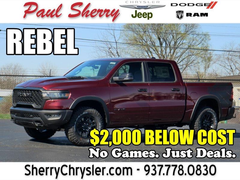 New 2025 RAM 1500 Rebel Crew Cab 4x4 5