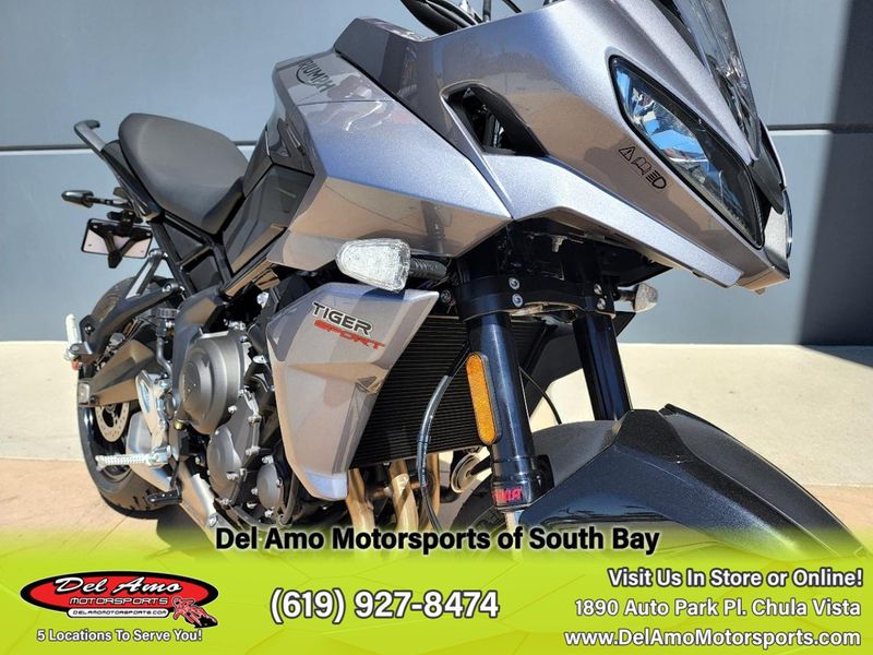 2023 Triumph TIGER SPORT 660  in a GRAPHITE/SAPPHIRE BLACK exterior color. Del Amo Motorsports of South Bay (619) 547-1937 delamomotorsports.com 