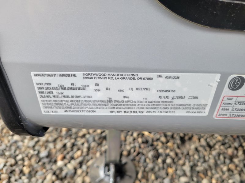 New 2026 NORTHWOOD MFG Arctic Fox NXT 295RKImage 37