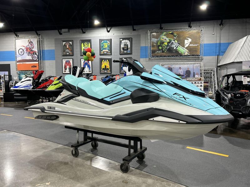 2025 Yamaha FX CRUISER HO W/AUDIO  in a MINT/PEARL exterior color. Del Amo Motorsports of Redondo Beach (424) 390-7811 delamomotorsports.com 
