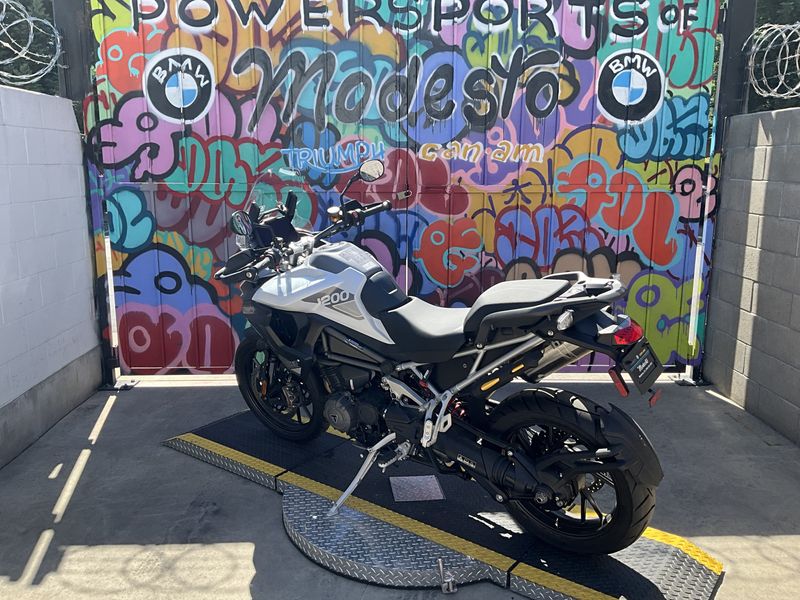 2023 Triumph TIGER 1200 in a SNOWDONIA WHITE exterior color. BMW Motorcycles of Modesto 209-524-2955 bmwmotorcyclesofmodesto.com 