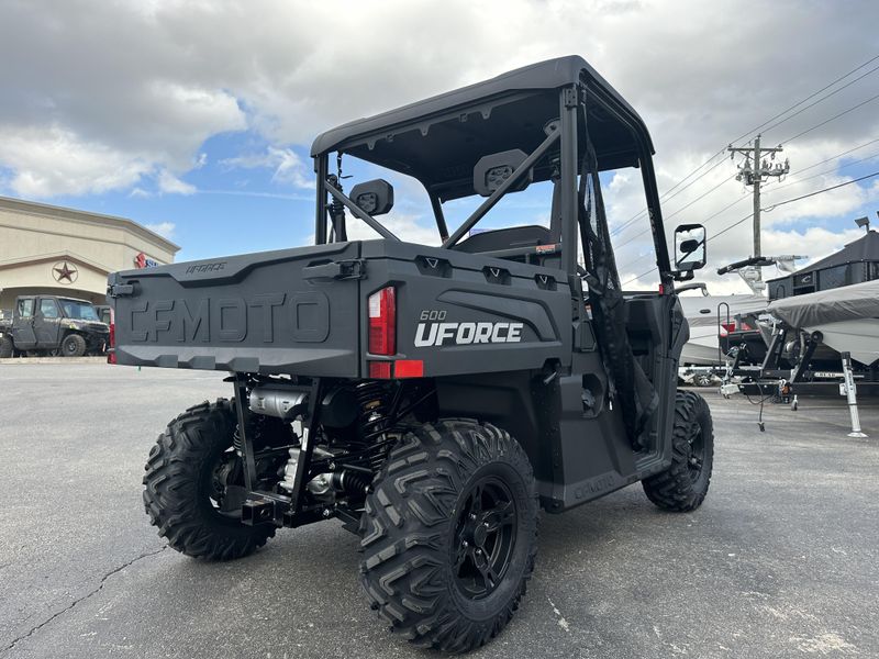 2025 CFMOTO UFORCE 600 NEBULA BLACK in a TWILIGHT BLUE exterior color. Family PowerSports (877) 886-1997 familypowersports.com 