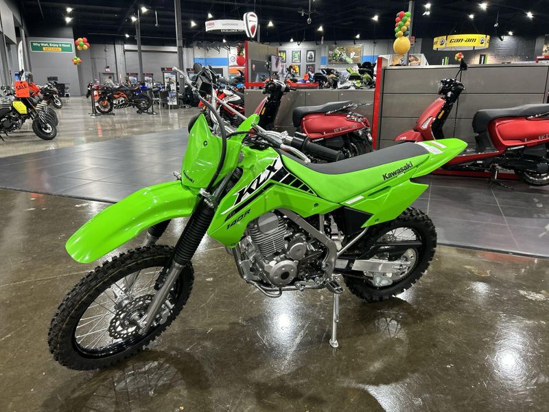 2025 Kawasaki KLX 140R  in a LIME GREEN exterior color. Del Amo Motorsports of Redondo Beach (424) 390-7811 delamomotorsports.com 