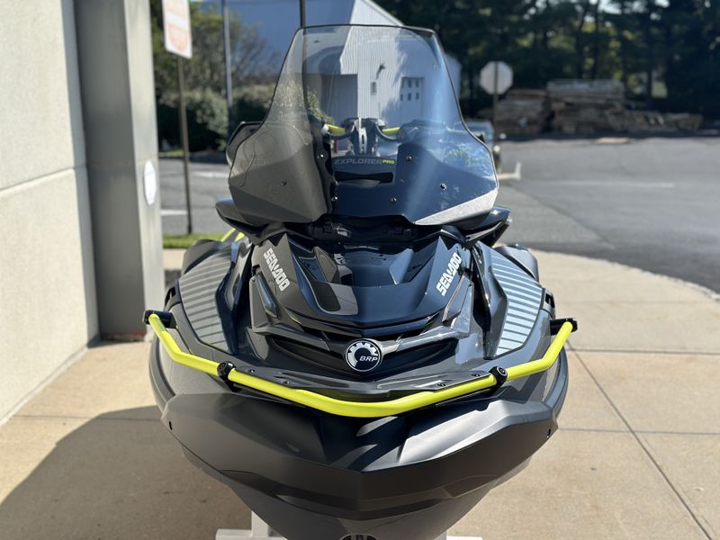 2024 SEA DOO EXPLORER PRO 230 AUDIO  in a ICELAND GREY exterior color. Cross Country Powersports 732-491-2900 crosscountrypowersports.com 