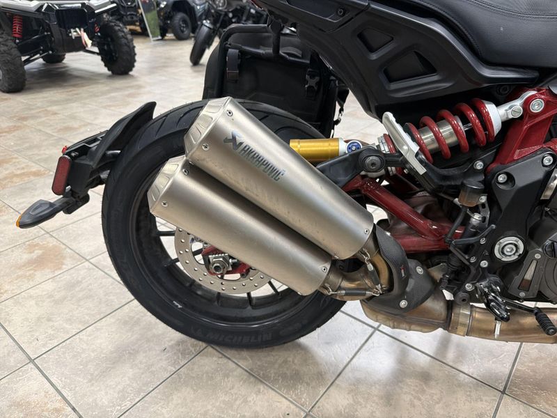 Used 2019 Indian Motorcycle FTR 1200 S  in a CARBON exterior color. Vista Del Amo Motorsports 760-330-5665 delamomotorsports.com 