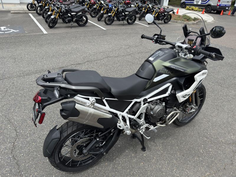 2025 Triumph Tiger 1200 Rally Pro - MATTE KHAKI GREEN 