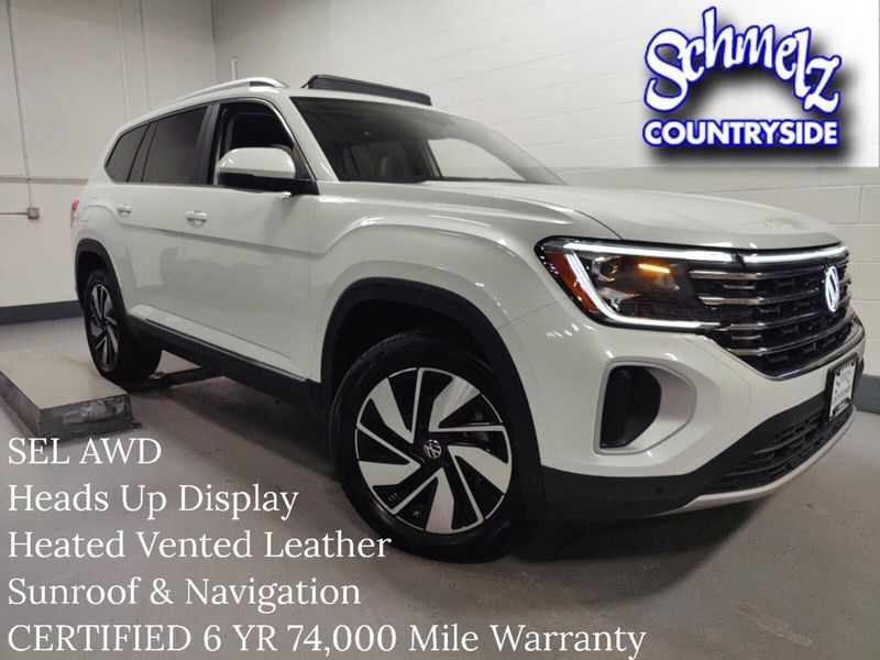 2024 Volkswagen Atlas SEL AWD w/Sunroof & NavImage 1