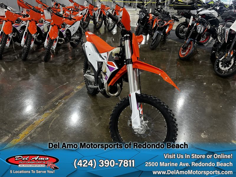 2024 KTM 450 XC-F  in a ORANGE exterior color. Del Amo Motorsports of Redondo Beach (424) 304-1660 delamomotorsports.com 