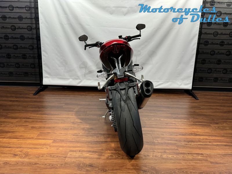 2024 Triumph Speed Triple 1200 RS  in a Carnival Red exterior color. Motorcycles of Dulles 571.934.4450 motorcyclesofdulles.com 