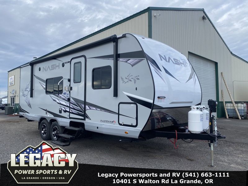 2024 NASH 23CK  in a SOLITAIRE AZUL exterior color. Legacy Powersports 541-663-1111 legacypowersports.net 