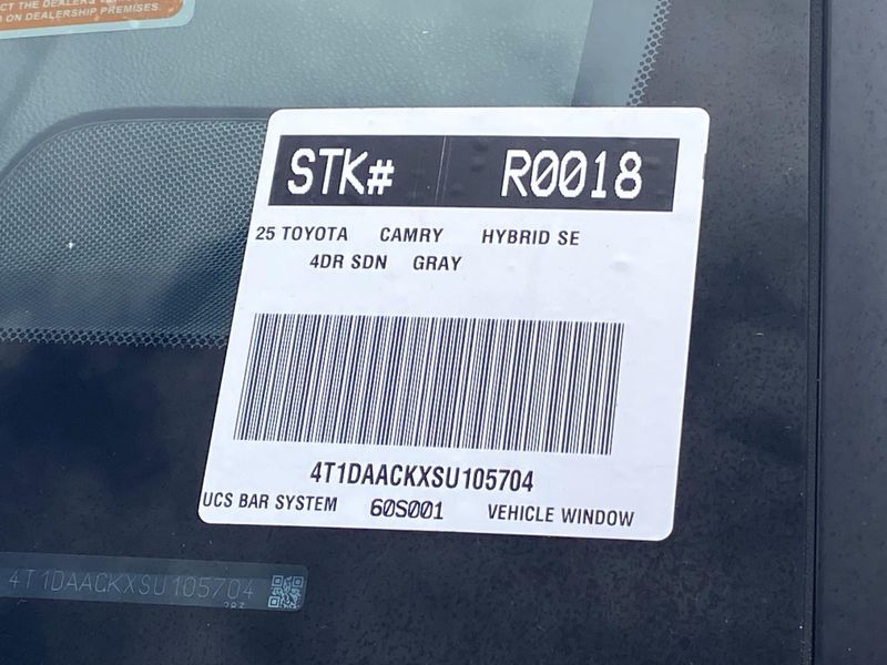 Used 2025 Toyota Camry SEImage 30