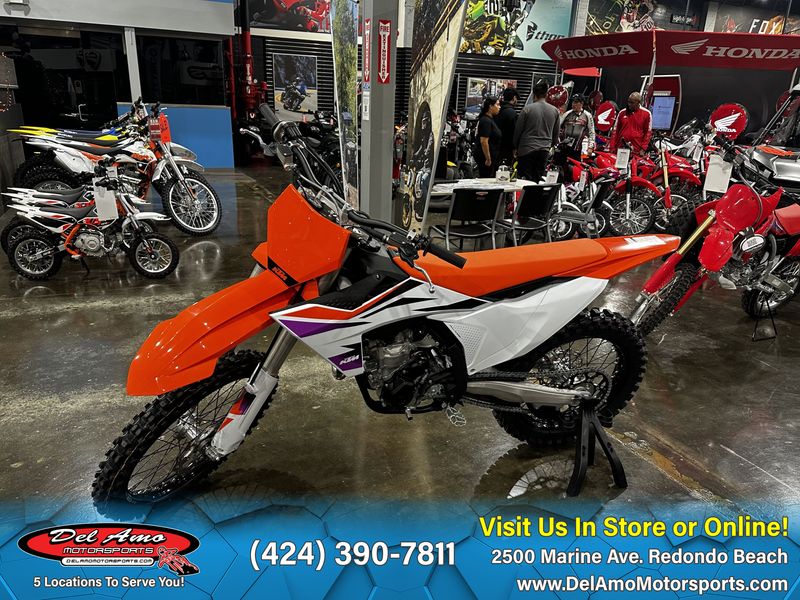 2024 KTM 350 SX-F  in a ORANGE exterior color. Del Amo Motorsports of Redondo Beach (424) 304-1660 delamomotorsports.com 