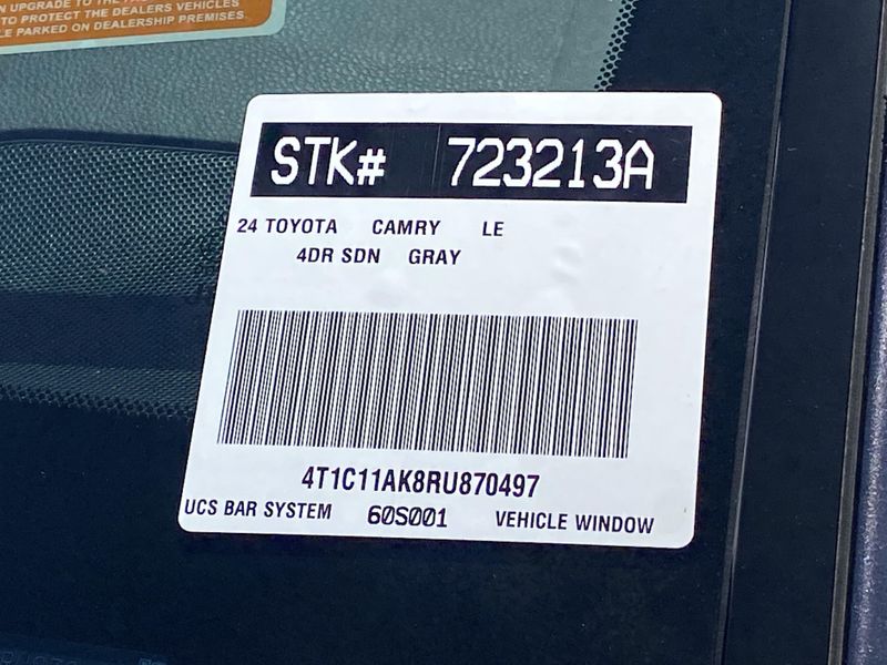 Used 2024 Toyota Camry LEImage 30