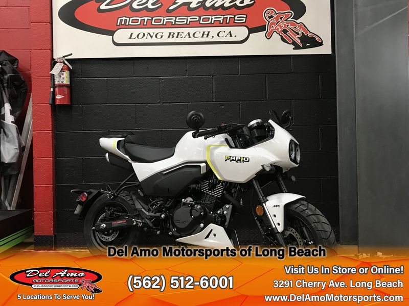 2024 CFMOTO CF125-8US  in a NEBULA WHITE exterior color. Del Amo Motorsports of Long Beach (562) 362-3160 delamomotorsports.com 