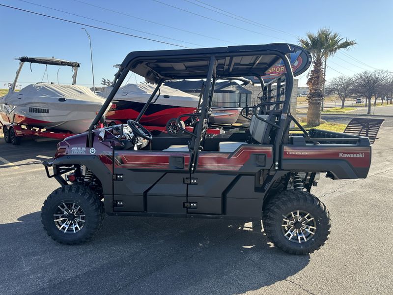 2025 Kawasaki MULE PROFXT 1000 LE RANCH EDITION METALLIC DEEP REDImage 8