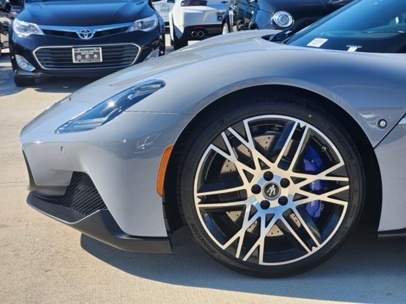 2023 Maserati MC20  in a Grey exterior color and Nero/Blu Newinterior. Northside Imports Houston 281-475-4549 northsideimportshouston.com 