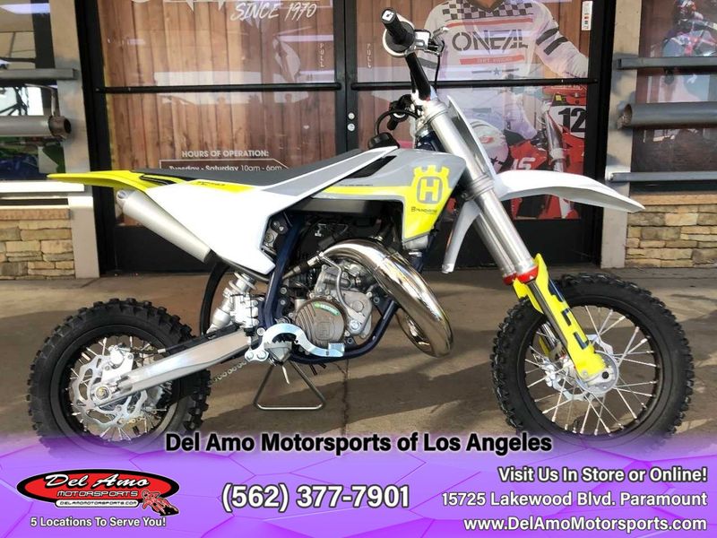 2024 HUSQVARNA TC 50  in a WHITE exterior color. Del Amo Motorsports of Los Angeles (562) 262-9181 delamomotorsports.com 