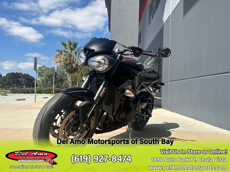 2019 Triumph STREET TRIPLE RS  in a BLACK exterior color. Del Amo Motorsports of South Bay (619) 547-1937 delamomotorsports.com 