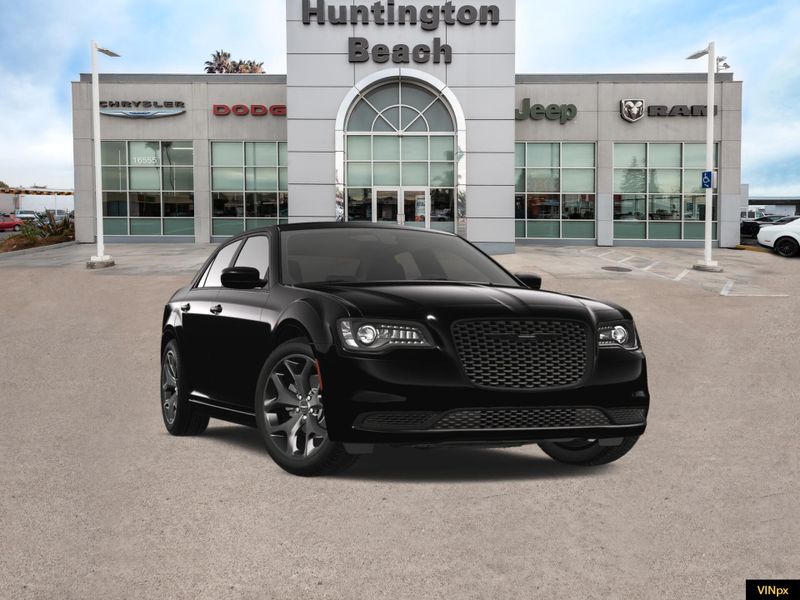 2023 Chrysler 300 Touring in a Gloss Black exterior color and Blackinterior. BEACH BLVD OF CARS beachblvdofcars.com 