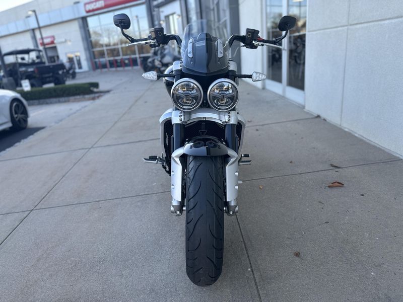 2024 Triumph ROCKET 3 GT in a SAPPHIRE BLACK exterior color. Cross Country Powersports 732-491-2900 crosscountrypowersports.com 