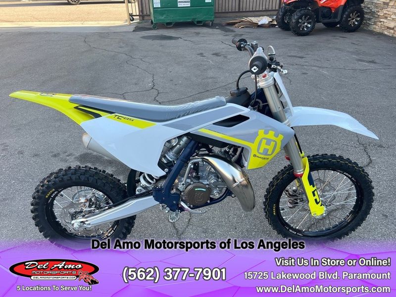 2023 HUSQVARNA TC 85 17/14  in a WHITE exterior color. Del Amo Motorsports of Los Angeles (562) 262-9181 delamomotorsports.com 