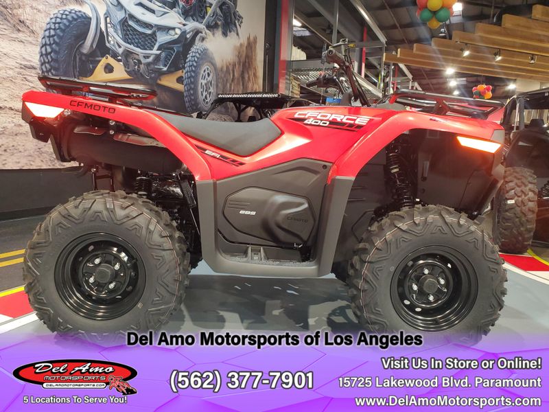 2024 CFMOTO CF400AU-6S  in a ROCKET RED exterior color. Del Amo Motorsports of Los Angeles (562) 262-9181 delamomotorsports.com 