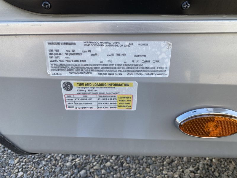 New 2025 NORTHWOOD MFG ARCTIC FOX NXT 26MK Image 24