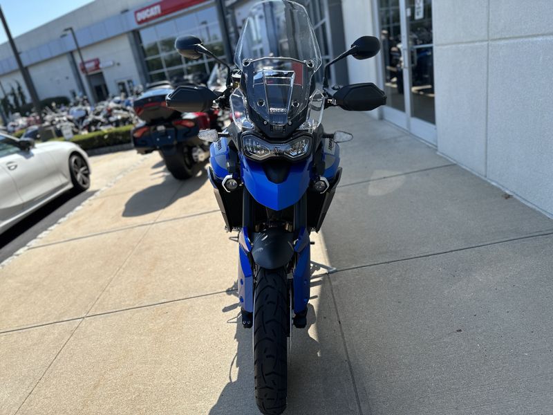 2023 Triumph TIGER 900 GT PRO in a CASPIAN BLUE exterior color. Cross Country Powersports 732-491-2900 crosscountrypowersports.com 