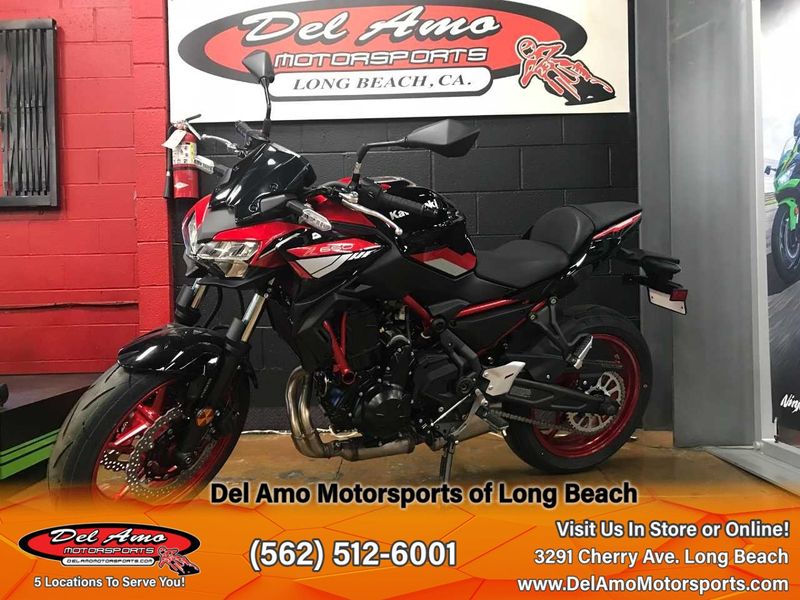 2024 Kawasaki ER650NRFAL-RD1  in a CANDY PERSIMMON RED/EBONY exterior color. Del Amo Motorsports of Long Beach (562) 362-3160 delamomotorsports.com 