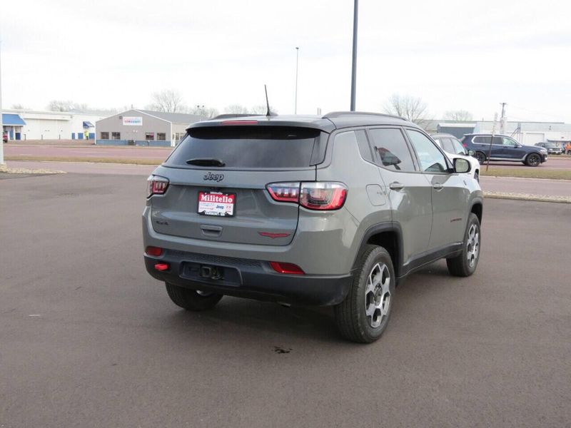 2022 Jeep Compass Trailhawk 4x4 4dr SUV in a Gray exterior color and Blackinterior. Militello Motors ​507-200-4344 militellomotors.net 