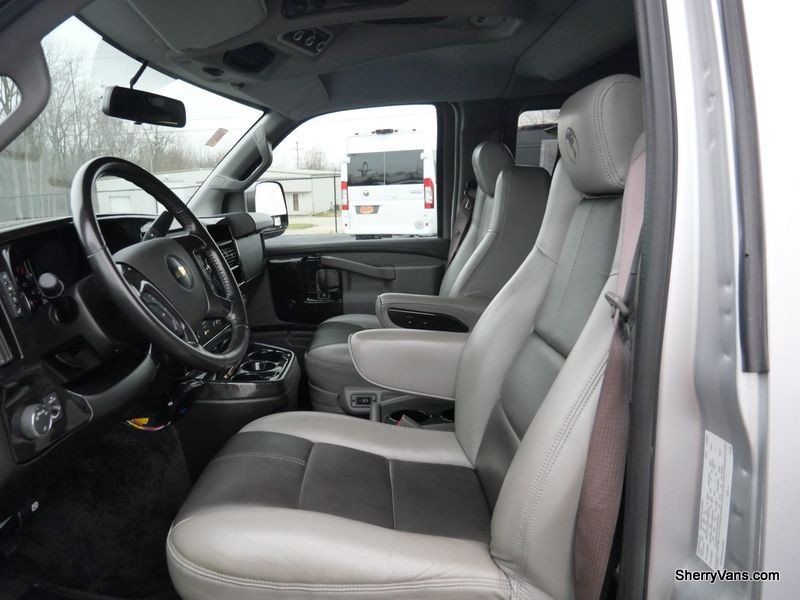 2018 Chevrolet Express 2500  in a Silver Ice Metallic exterior color and Taupe/Browninterior. Paul Sherry Chrysler Dodge Jeep RAM (937) 749-7061 sherrychrysler.net 