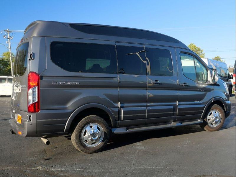 2021 Ford Transit-150 Cargo Van  in a Carbonized Gray Metallic exterior color and Graphiteinterior. Paul Sherry Chrysler Dodge Jeep RAM (937) 749-7061 sherrychrysler.net 