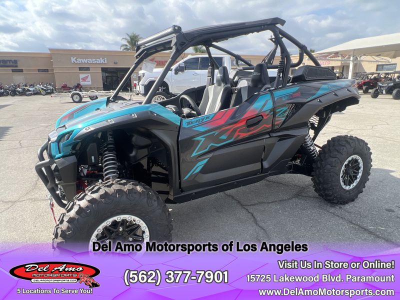 2022 Kawasaki KRF1000CNFNL  in a TURQUOISE/METALLIC ONYX BLACK exterior color. Del Amo Motorsports of Los Angeles (562) 262-9181 delamomotorsports.com 