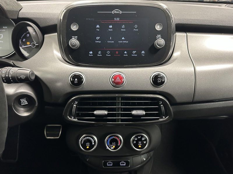 2022 Fiat 500X Sport AWD in a Bianco Gelato (White Clear Coat) exterior color and Black Heated Seatsinterior. Schmelz Countryside Alfa Romeo (651) 867-3222 schmelzalfaromeo.com 