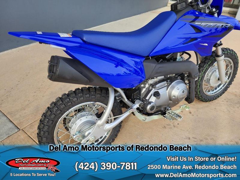 2024 Yamaha TTR50ERC  in a TEAM YAMAHA BLUE exterior color. Del Amo Motorsports of Redondo Beach (424) 304-1660 delamomotorsports.com 