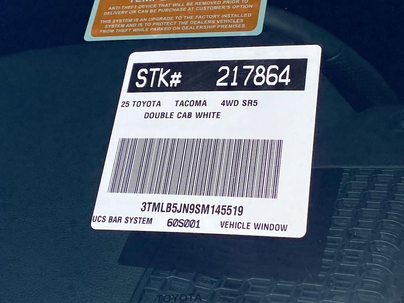 New 2025 Toyota Tacoma SR5Image 21