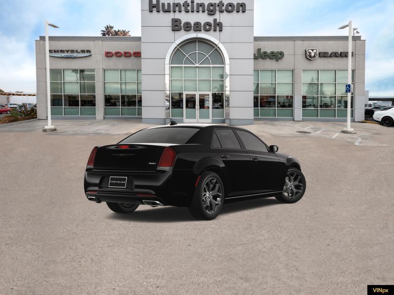 2023 Chrysler 300 Touring in a Gloss Black exterior color and Blackinterior. BEACH BLVD OF CARS beachblvdofcars.com 