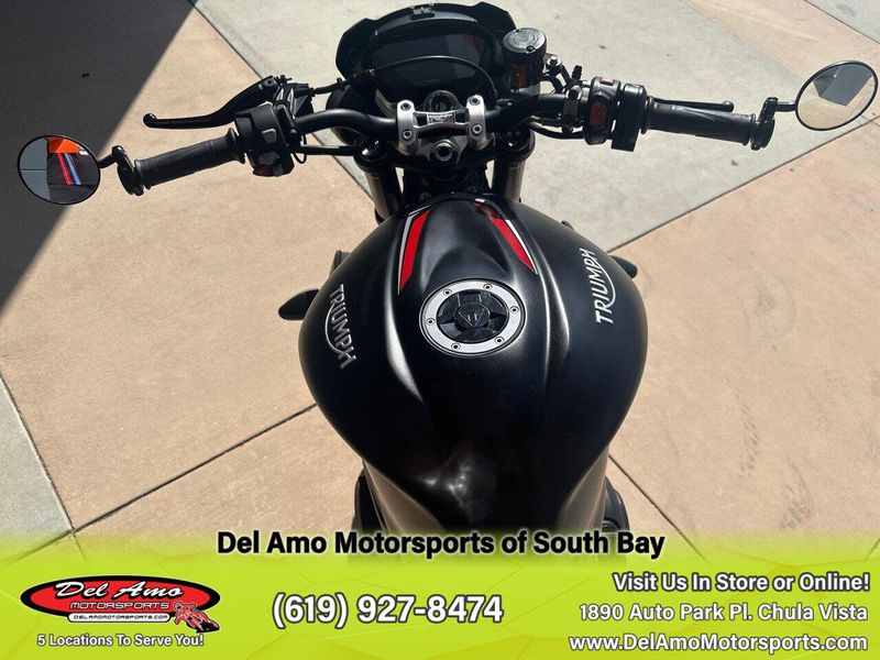 2019 Triumph STREET TRIPLE RS  in a BLACK exterior color. Del Amo Motorsports of South Bay (619) 547-1937 delamomotorsports.com 