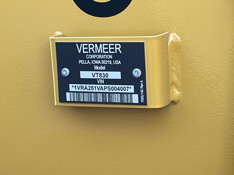 2023 Vermeer VT830 